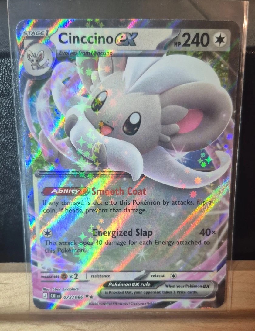 Cinccino EX 073/086 Chaos Rising Near Mint