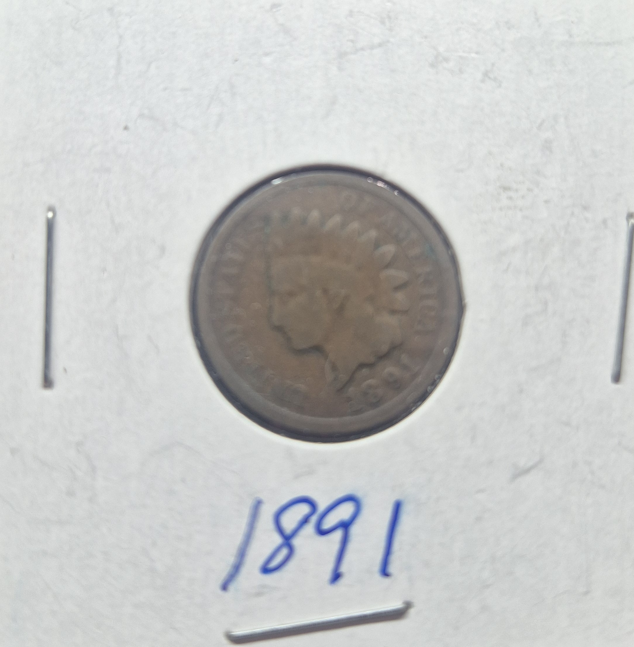 1891 Indian Cent