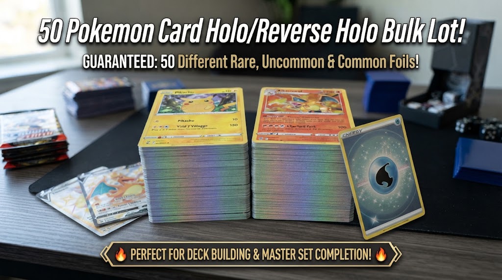 Pokémon Card Holo & Reverse Holo Bulk Lot